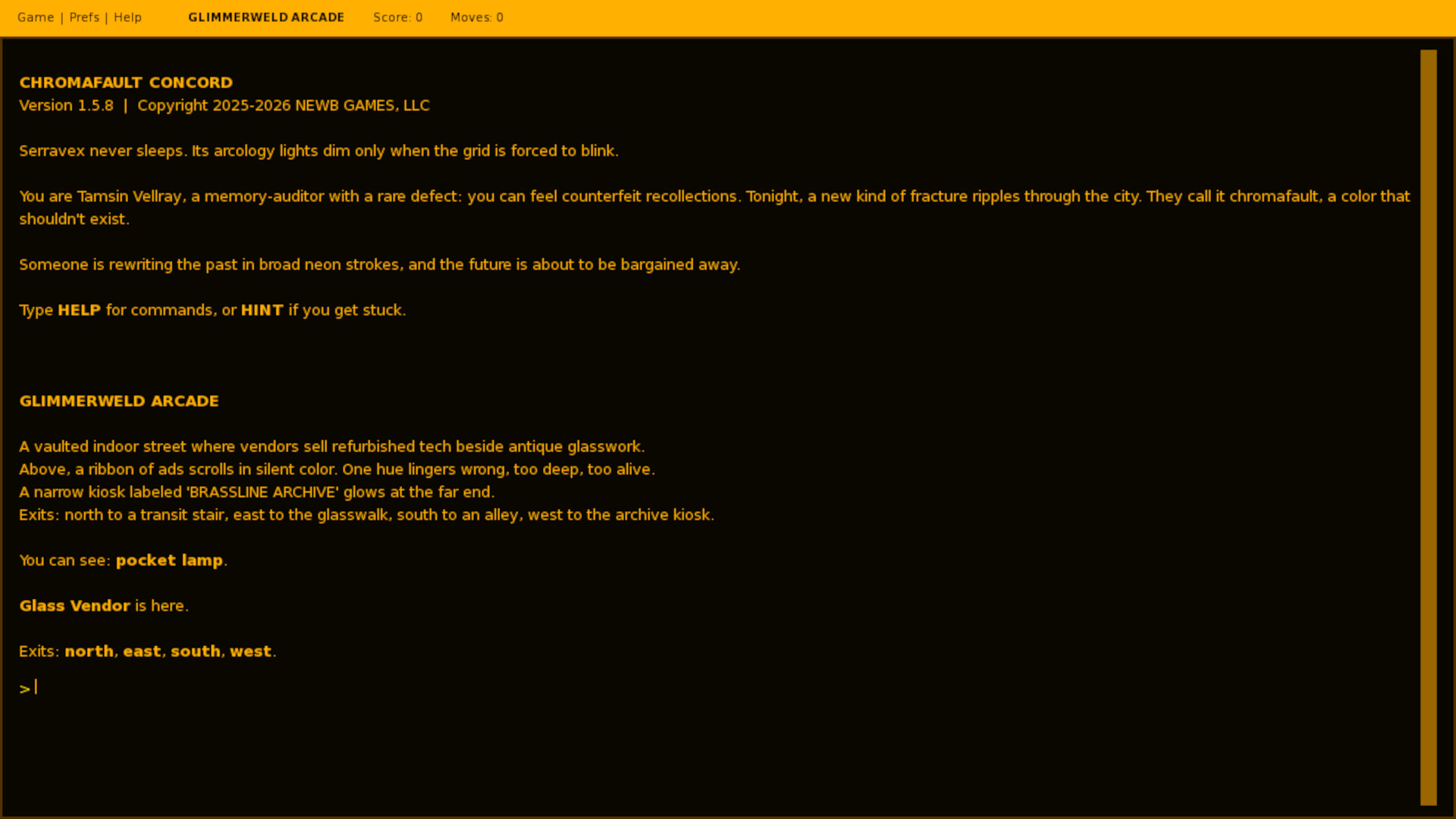 Terminal Tales: An Interactive Fiction Anthology screenshot 4