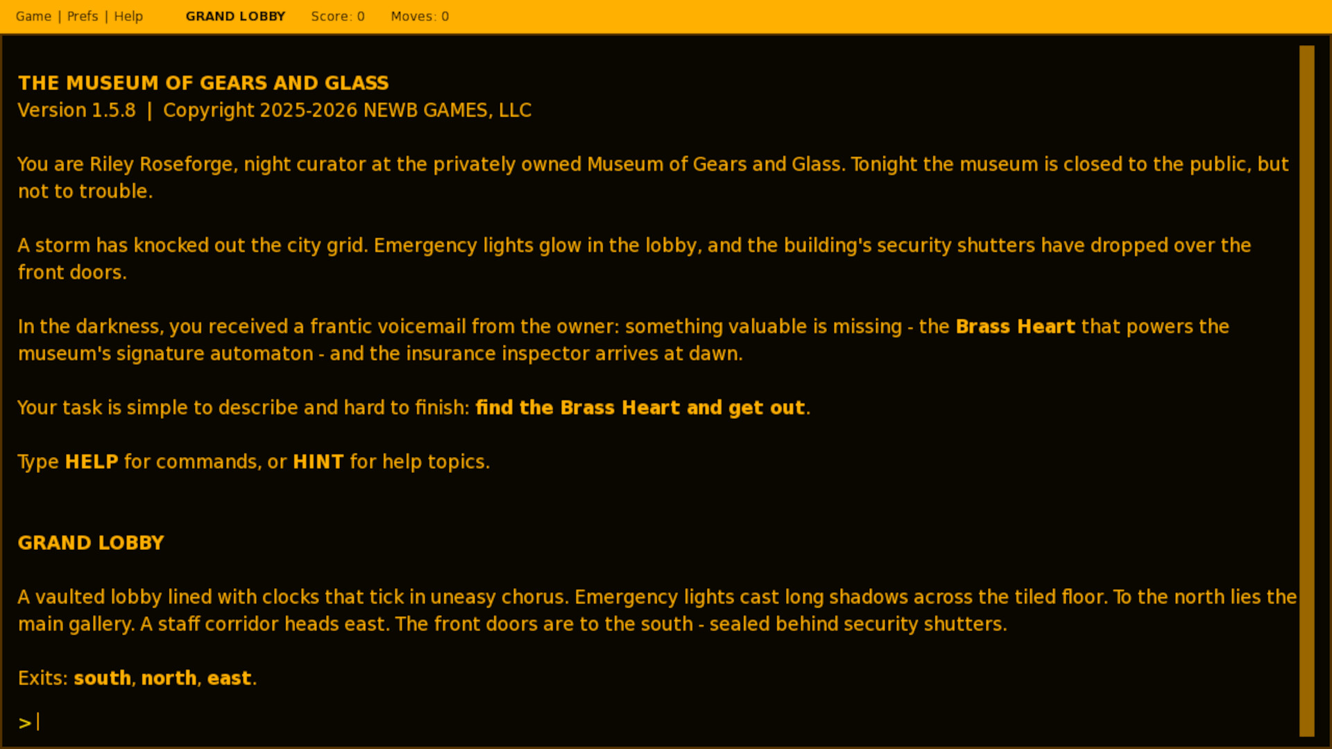 Terminal Tales: An Interactive Fiction Anthology screenshot 3