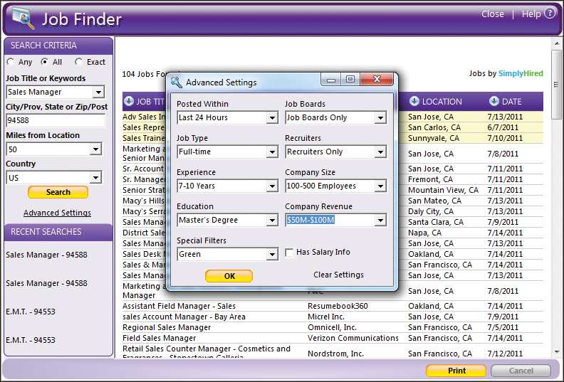 ResumeMaker® Professional Deluxe screenshot 2