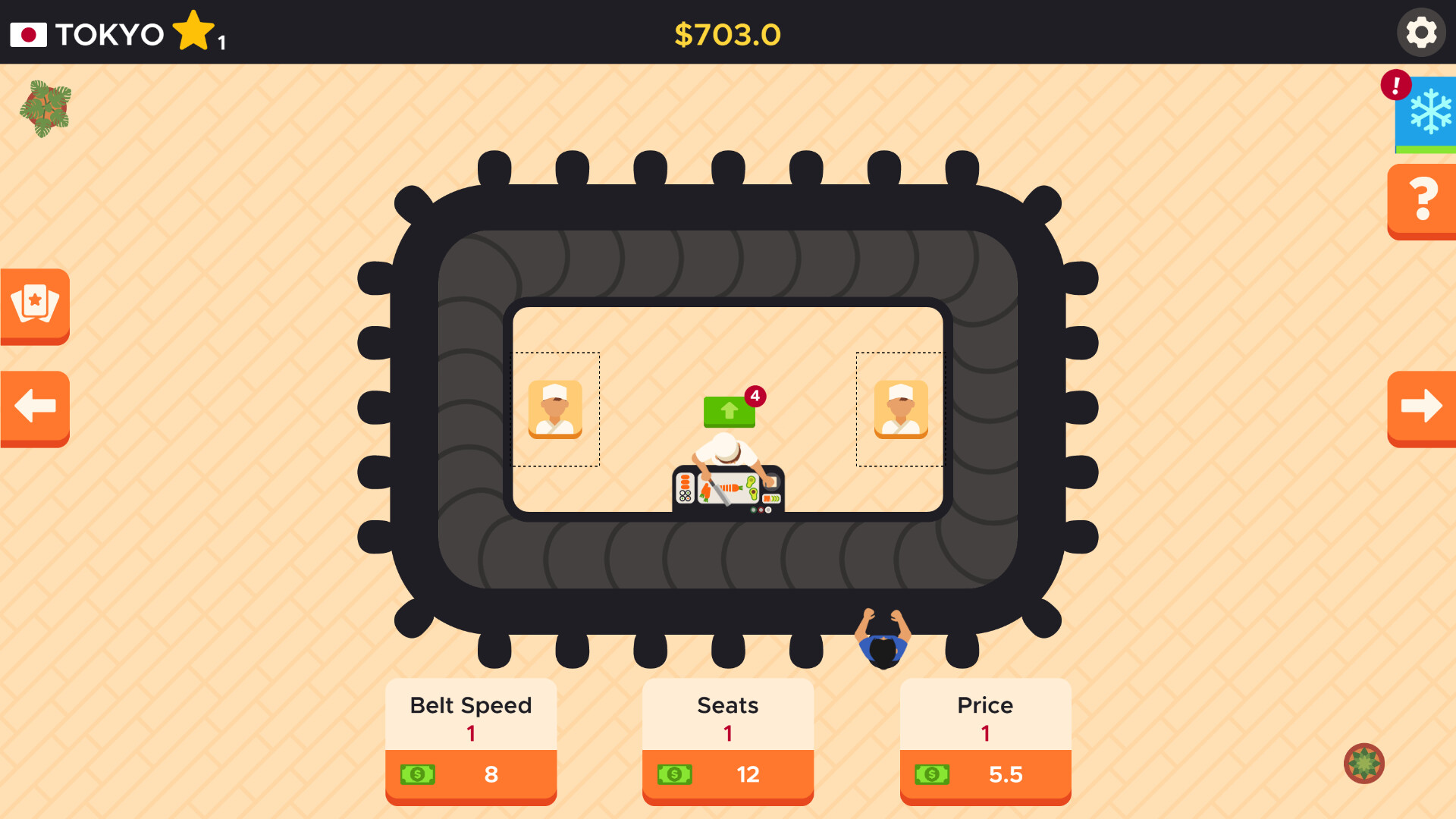 Idle Sushi Bar Tycoon screenshot 1