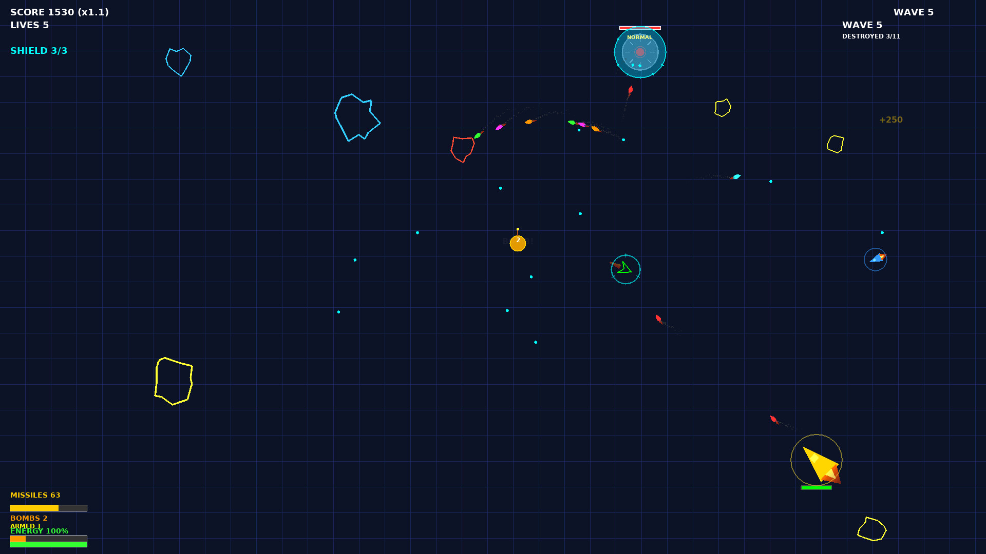Comet Busters screenshot 2