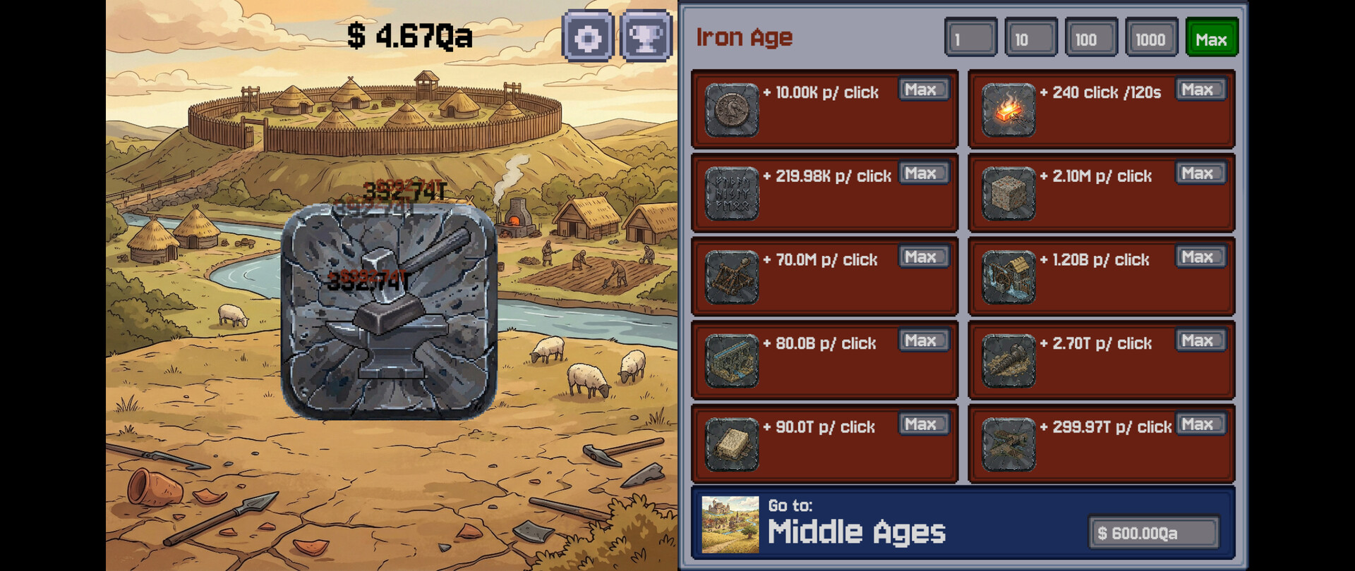 Stone to Silicon - Idle Clicker screenshot 5