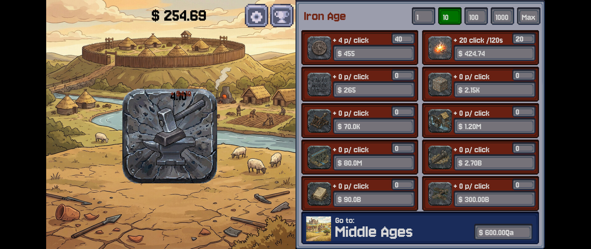 Stone to Silicon - Idle Clicker screenshot 4