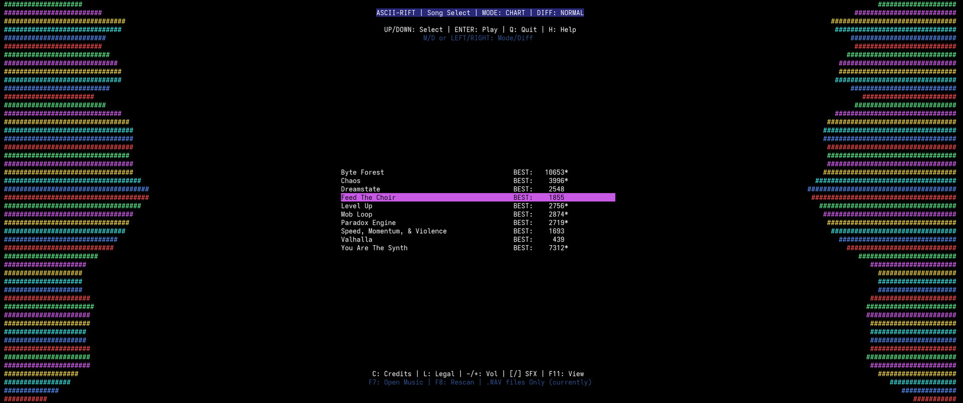 ASCII-RIFT screenshot 2