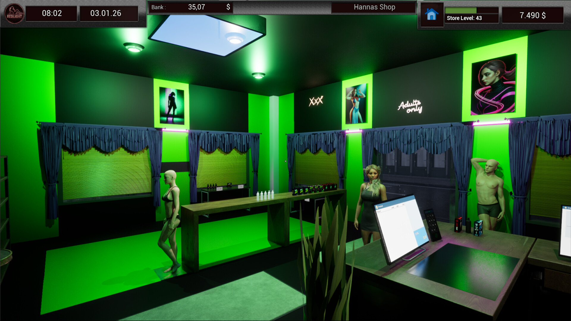 Redlight : Shop Empire screenshot 4
