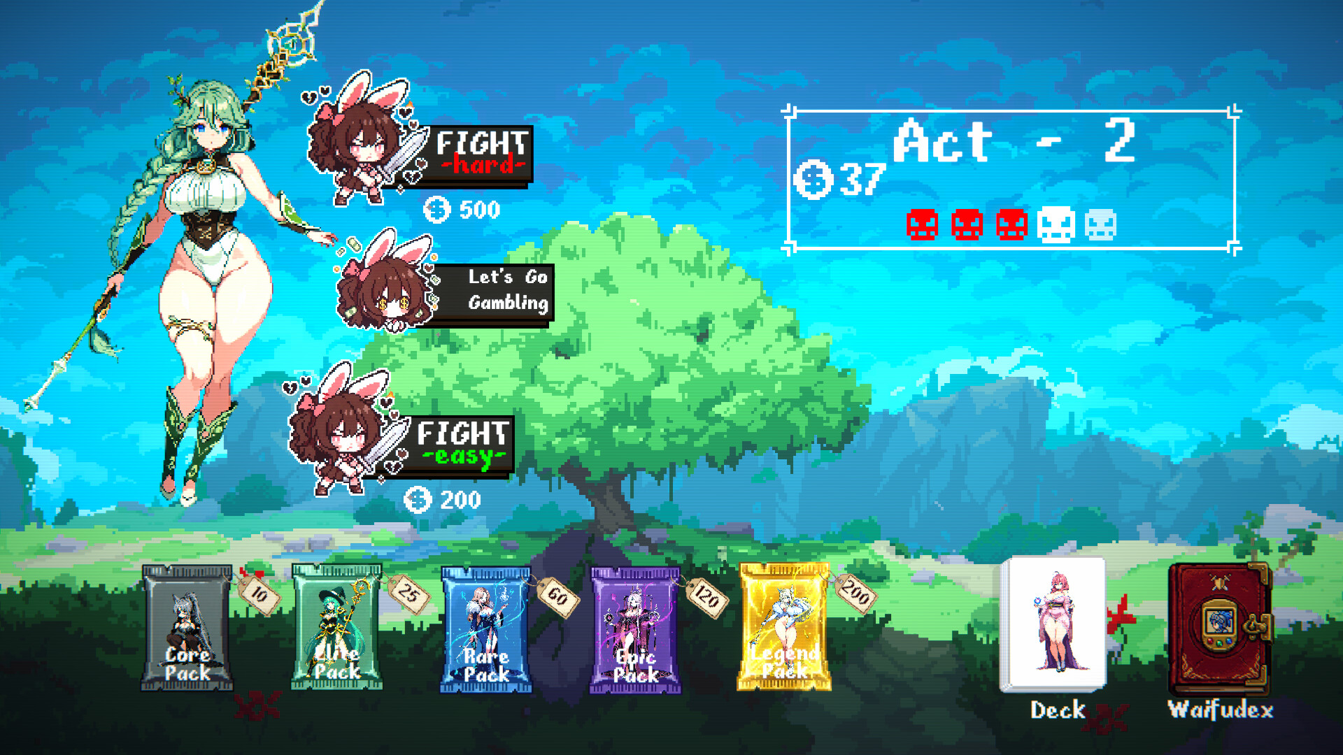 Waifuro : Roguelike Waifubuilder screenshot 2