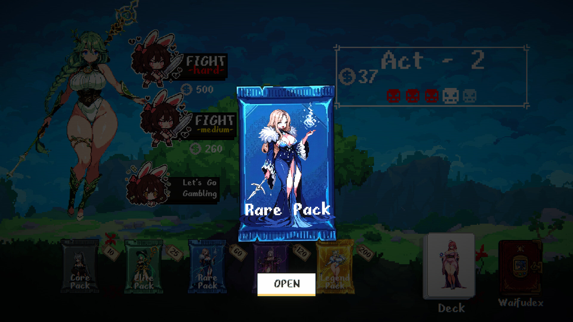 Waifuro : Roguelike Waifubuilder screenshot 3