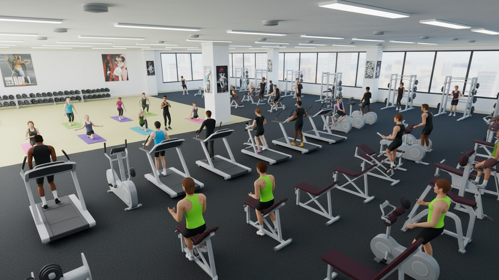 Gym Fitness Empire: Build, Coach, Expand screenshot 2