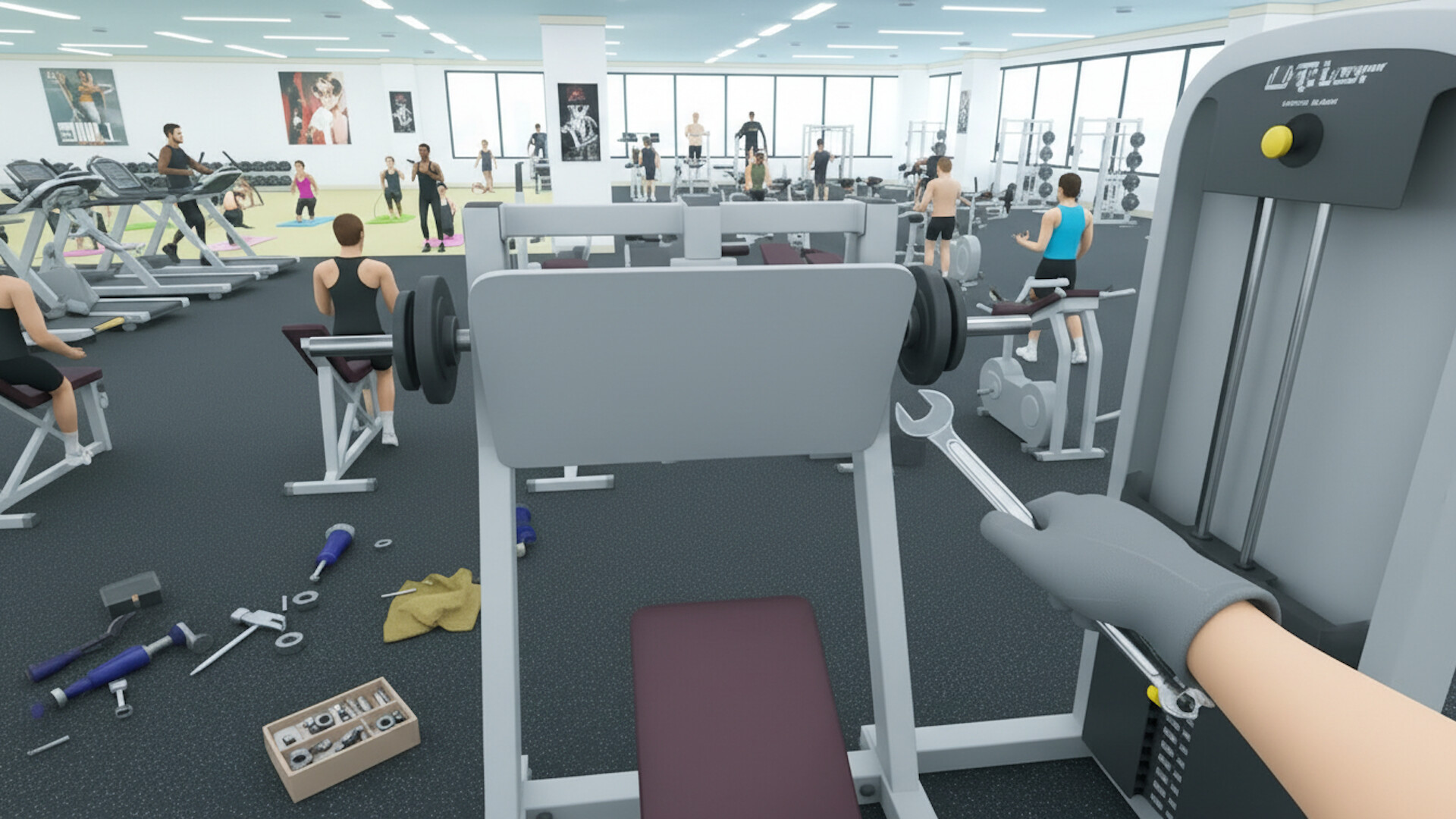 Gym Fitness Empire: Build, Coach, Expand screenshot 1