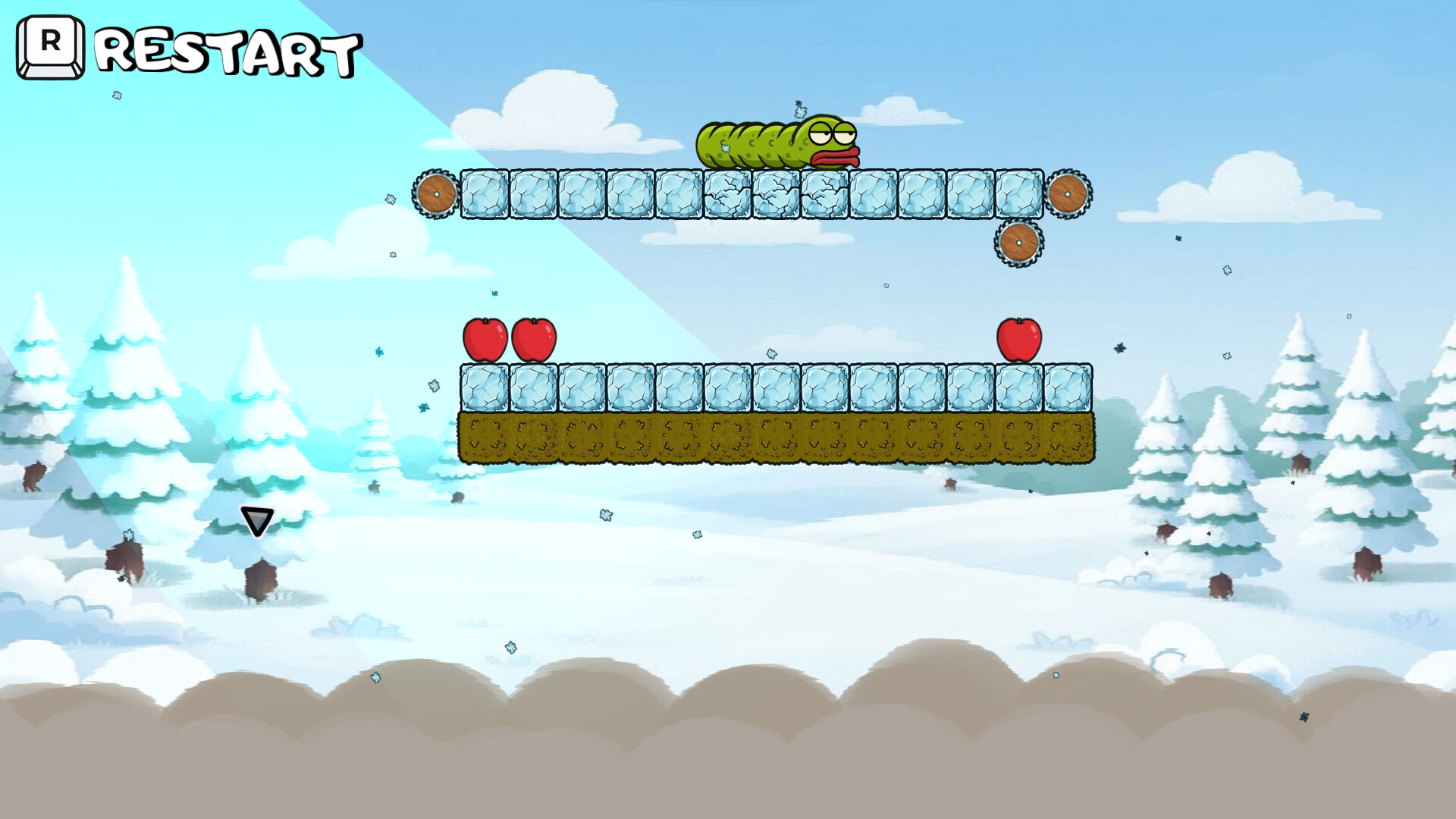 Wriggle apple 2 screenshot 1