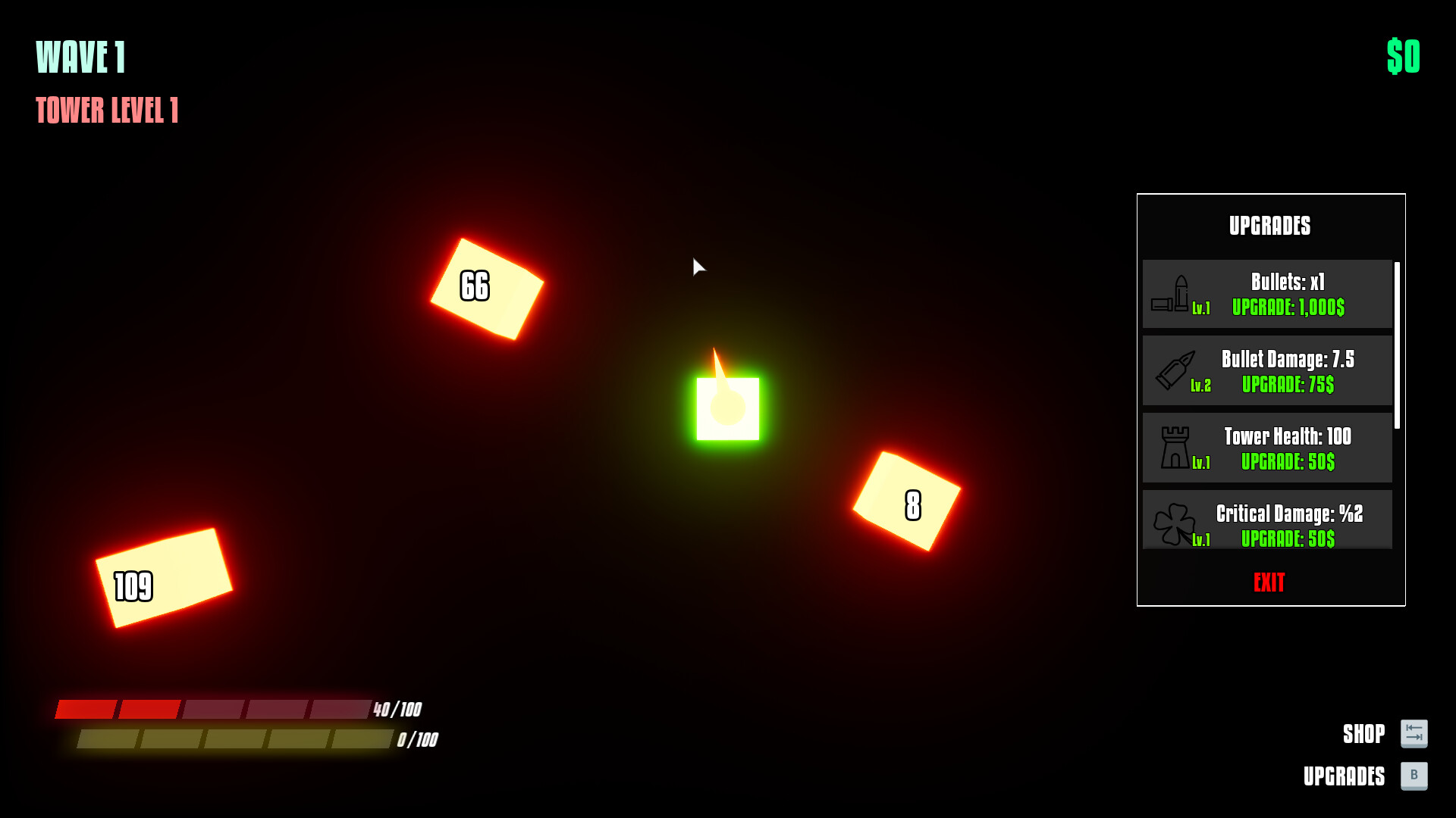 Neon Bullet screenshot 2