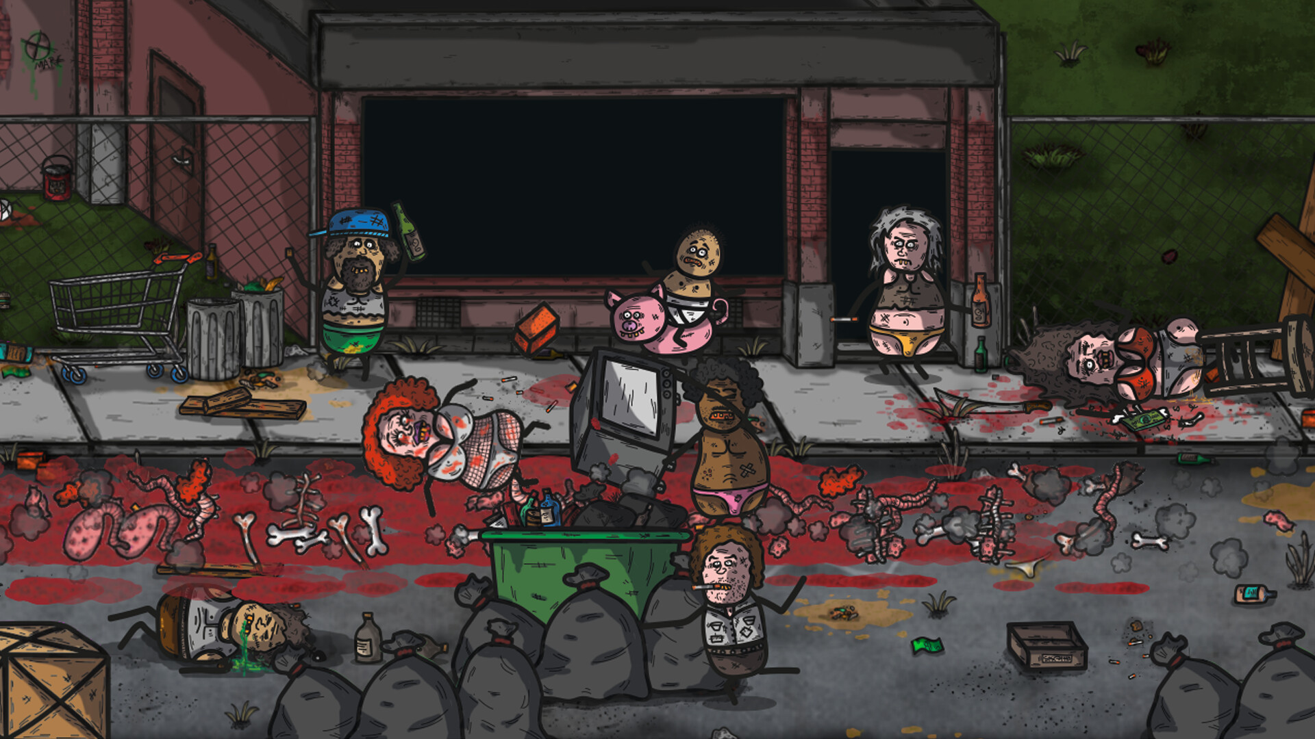 Streets of bums screenshot 1
