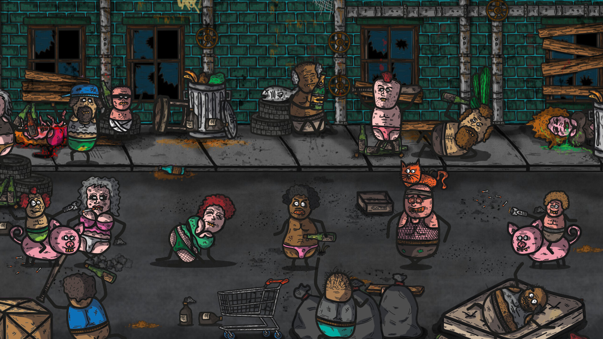 Streets of bums screenshot 2