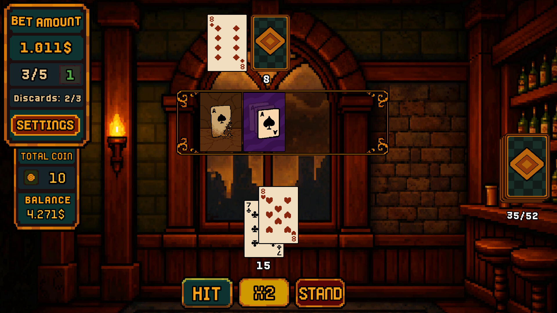 Dealer Bust! | Roguelike BlackJack screenshot 6
