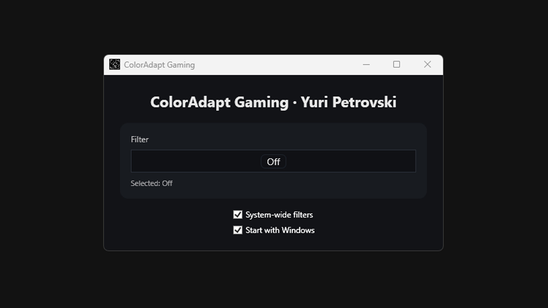 ColorAdapt Gaming screenshot 1