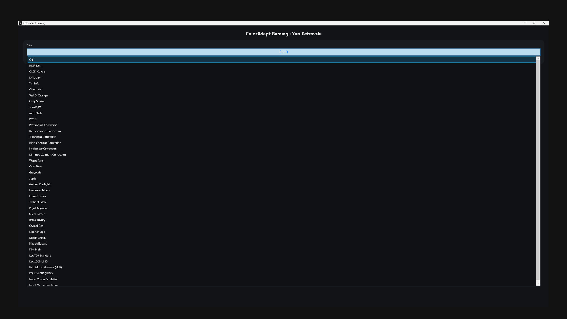 ColorAdapt Gaming screenshot 2