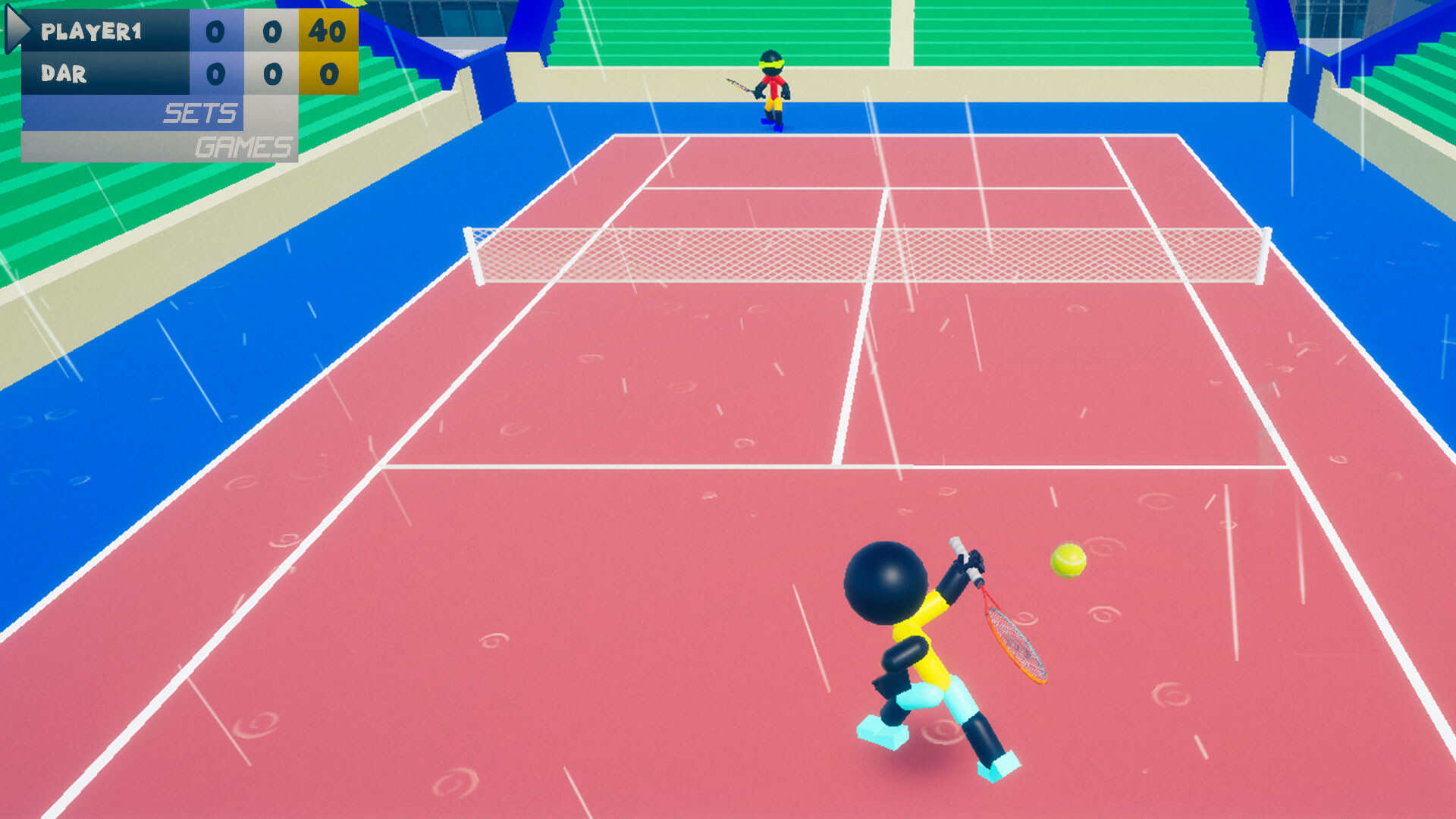 Stickman 3D Tennis DELUXE screenshot 3