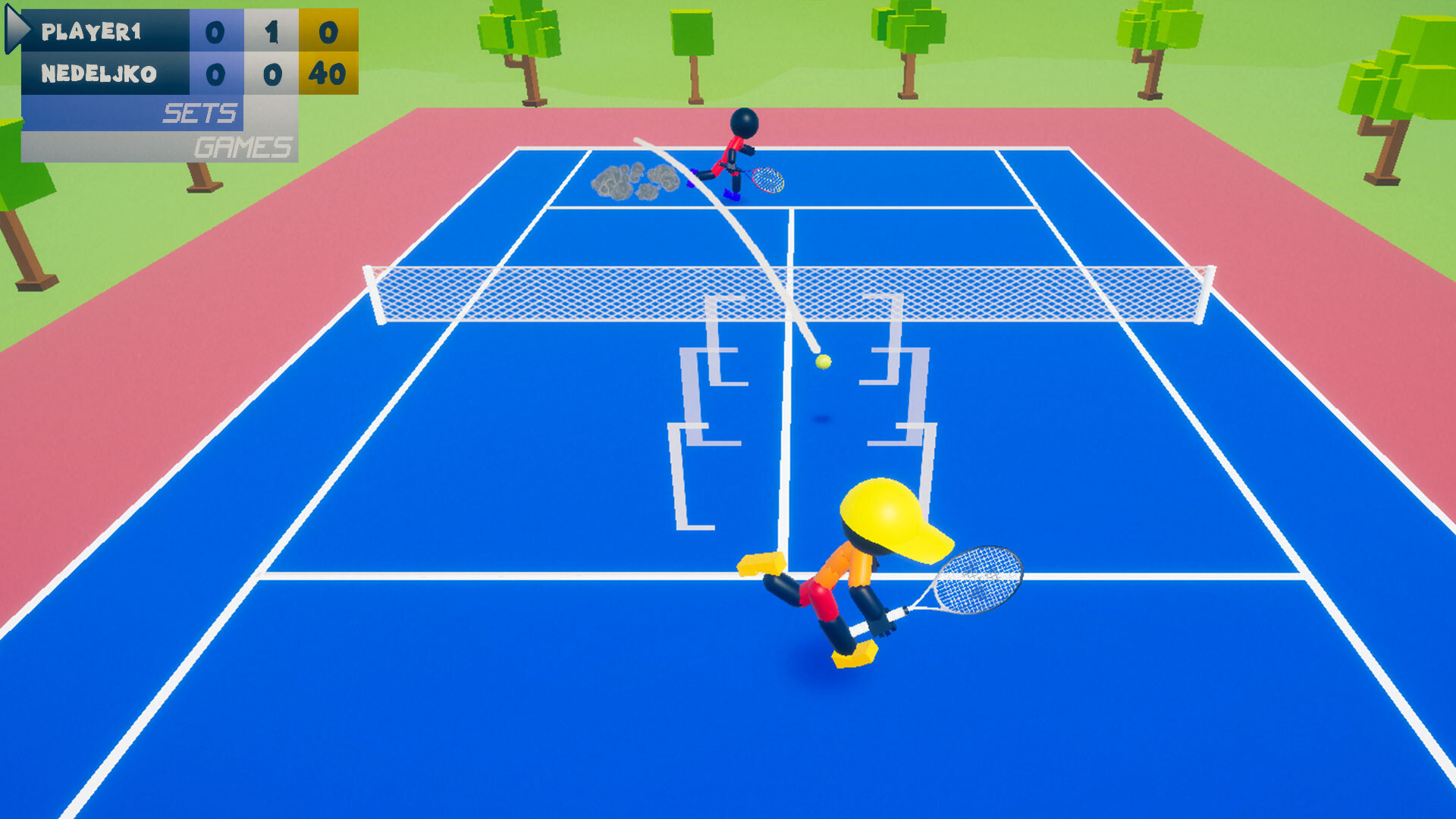 Stickman 3D Tennis DELUXE screenshot 7