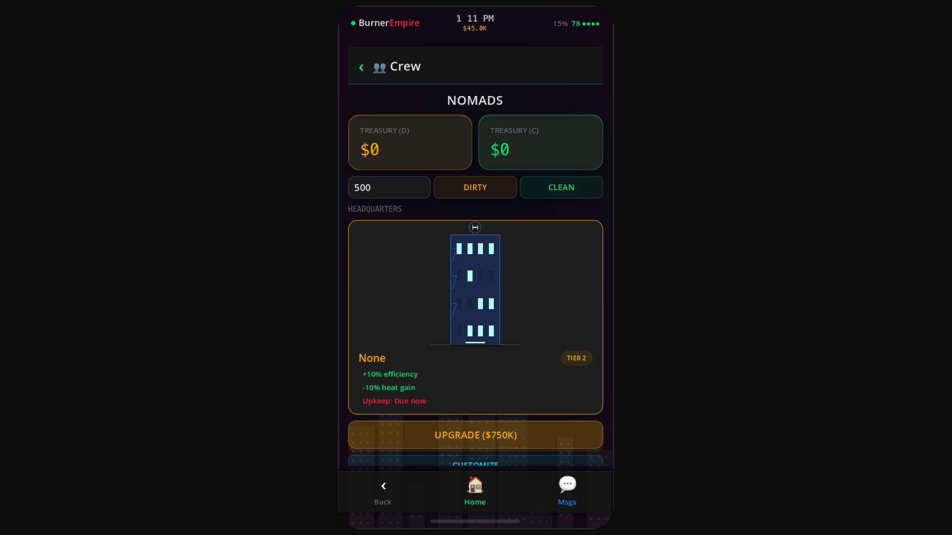 BurnerEmpire screenshot 1