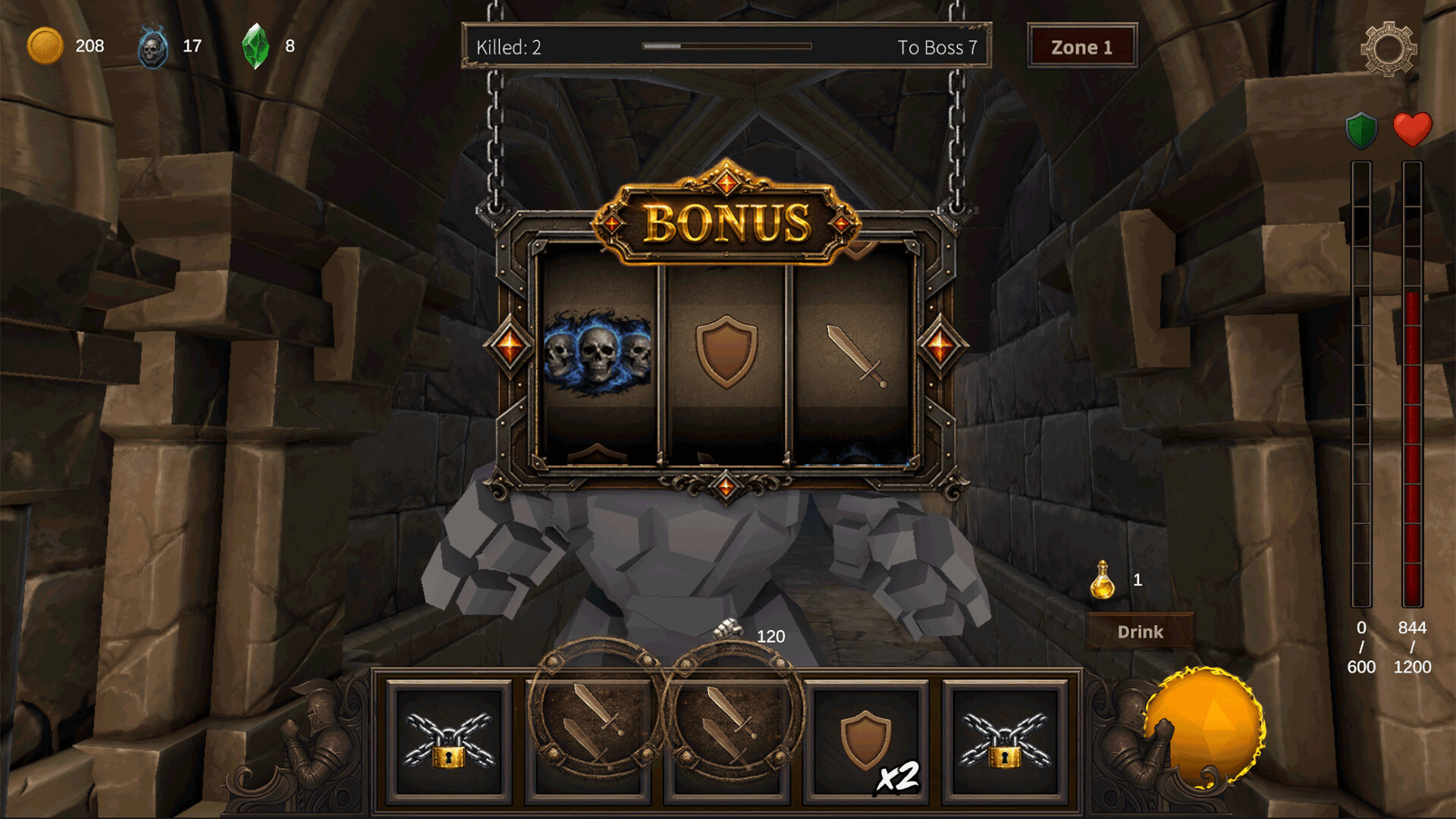 Slots and Dungeons screenshot 1