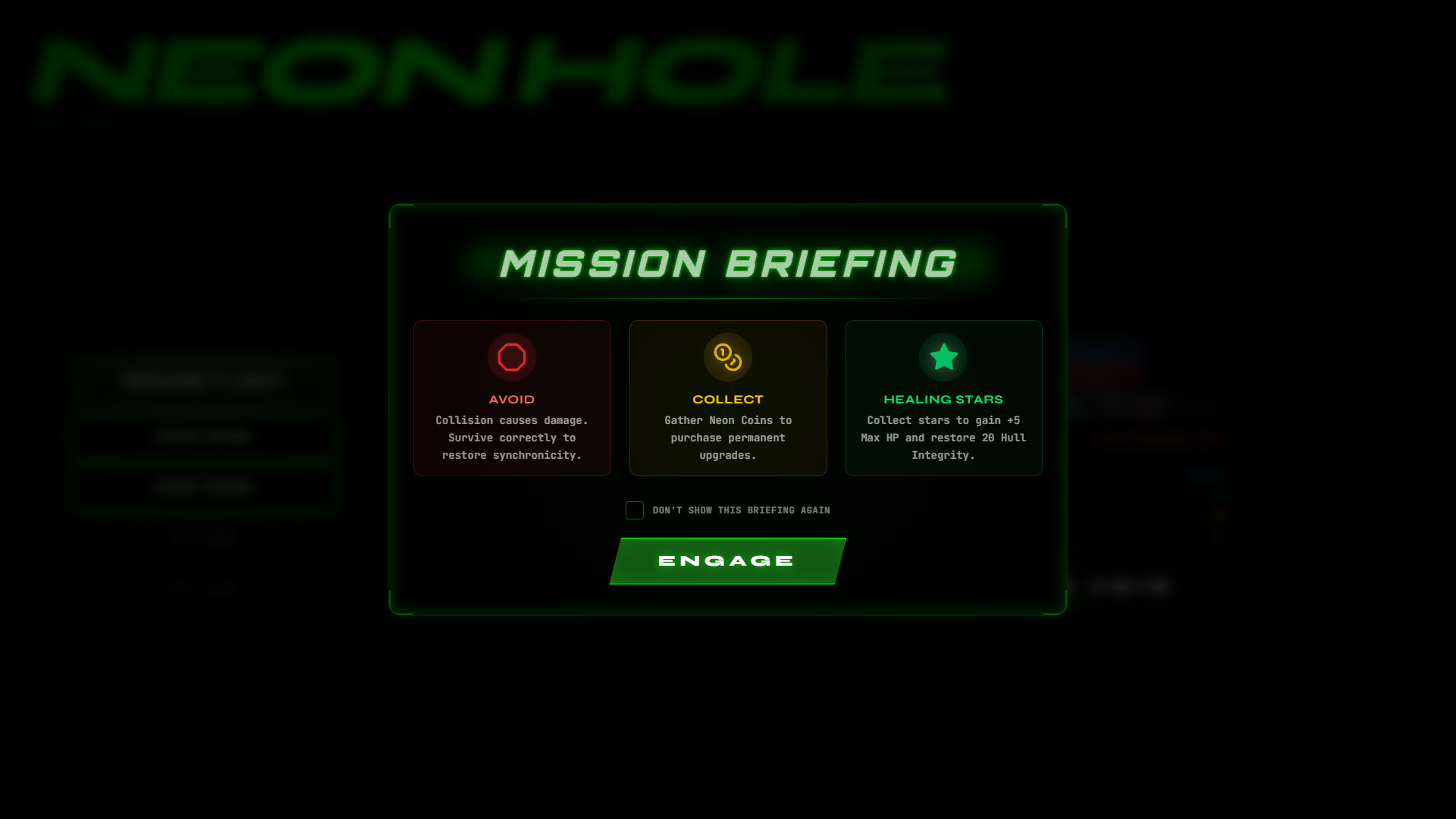 Neon Hole screenshot 1