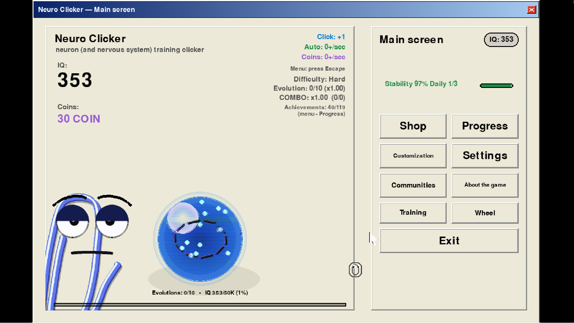 Neuro Clicker screenshot 4