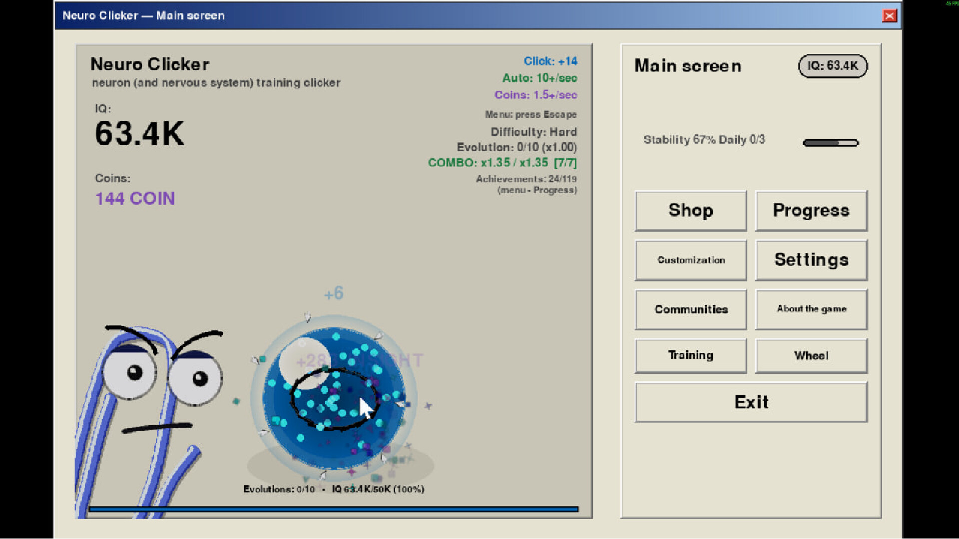 Neuro Clicker screenshot 2