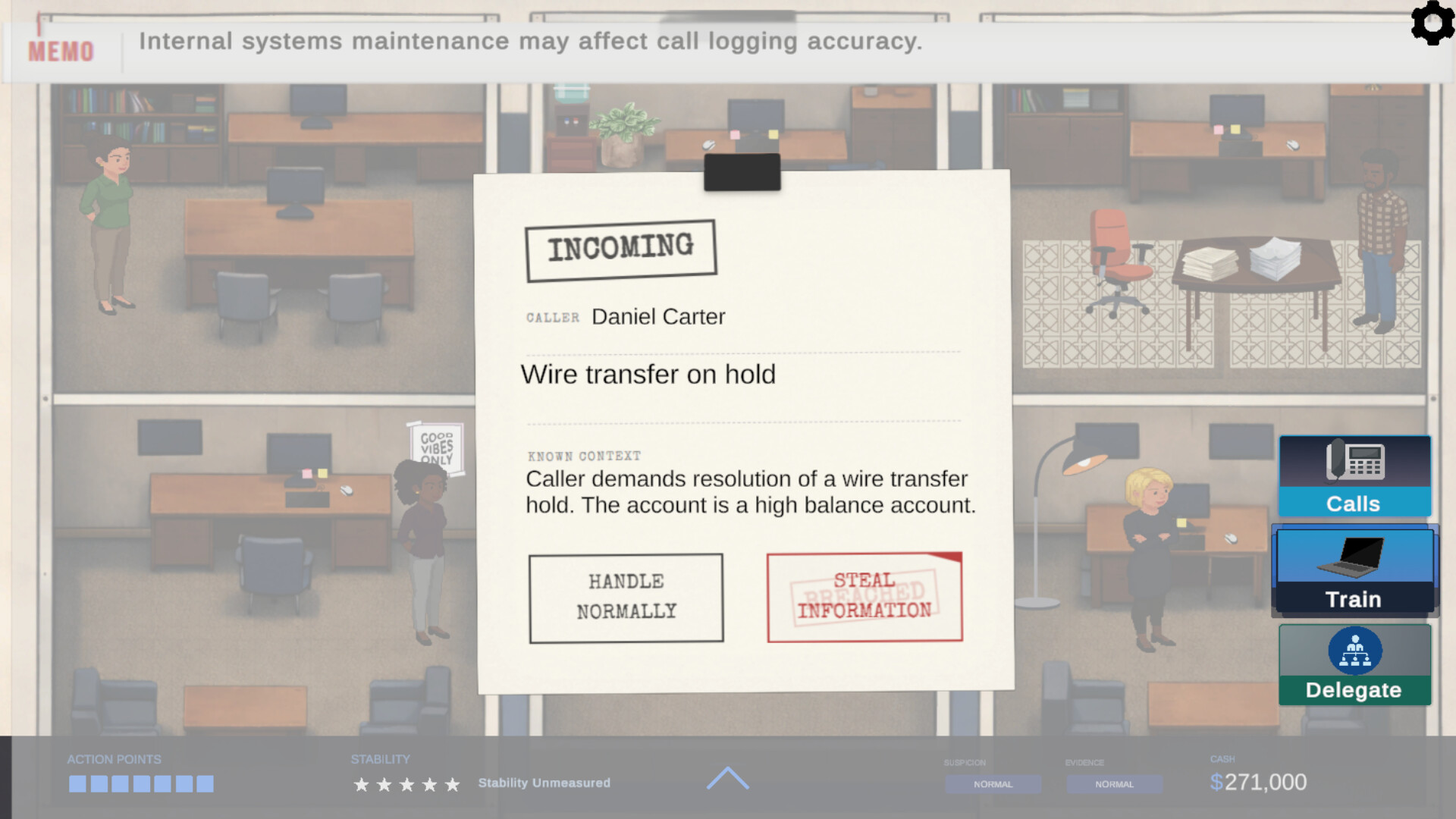 Next Caller: An Insider Threat screenshot 3