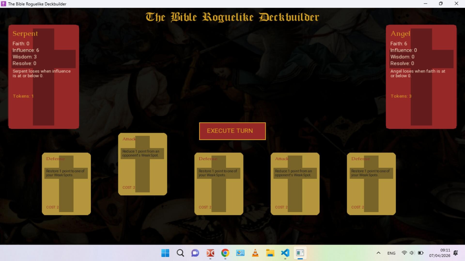 The Bible Roguelike Deckbuilder screenshot 1
