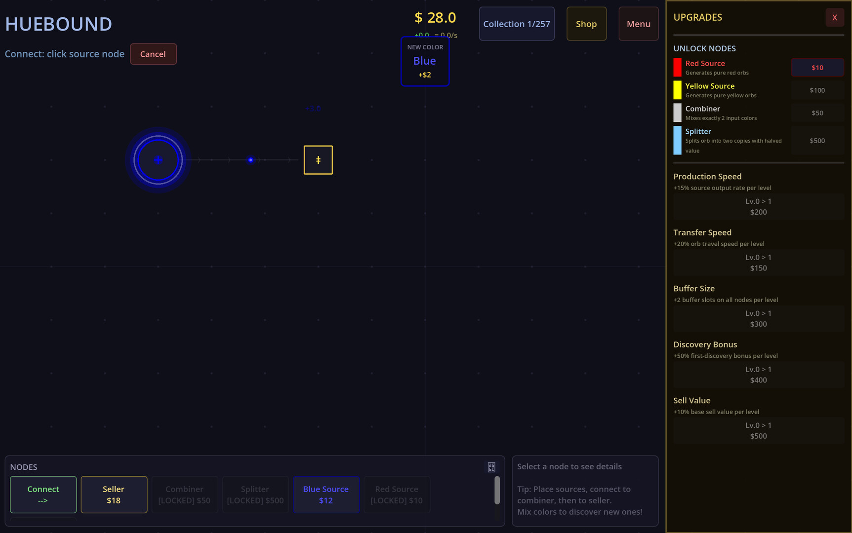 Huebound screenshot 1