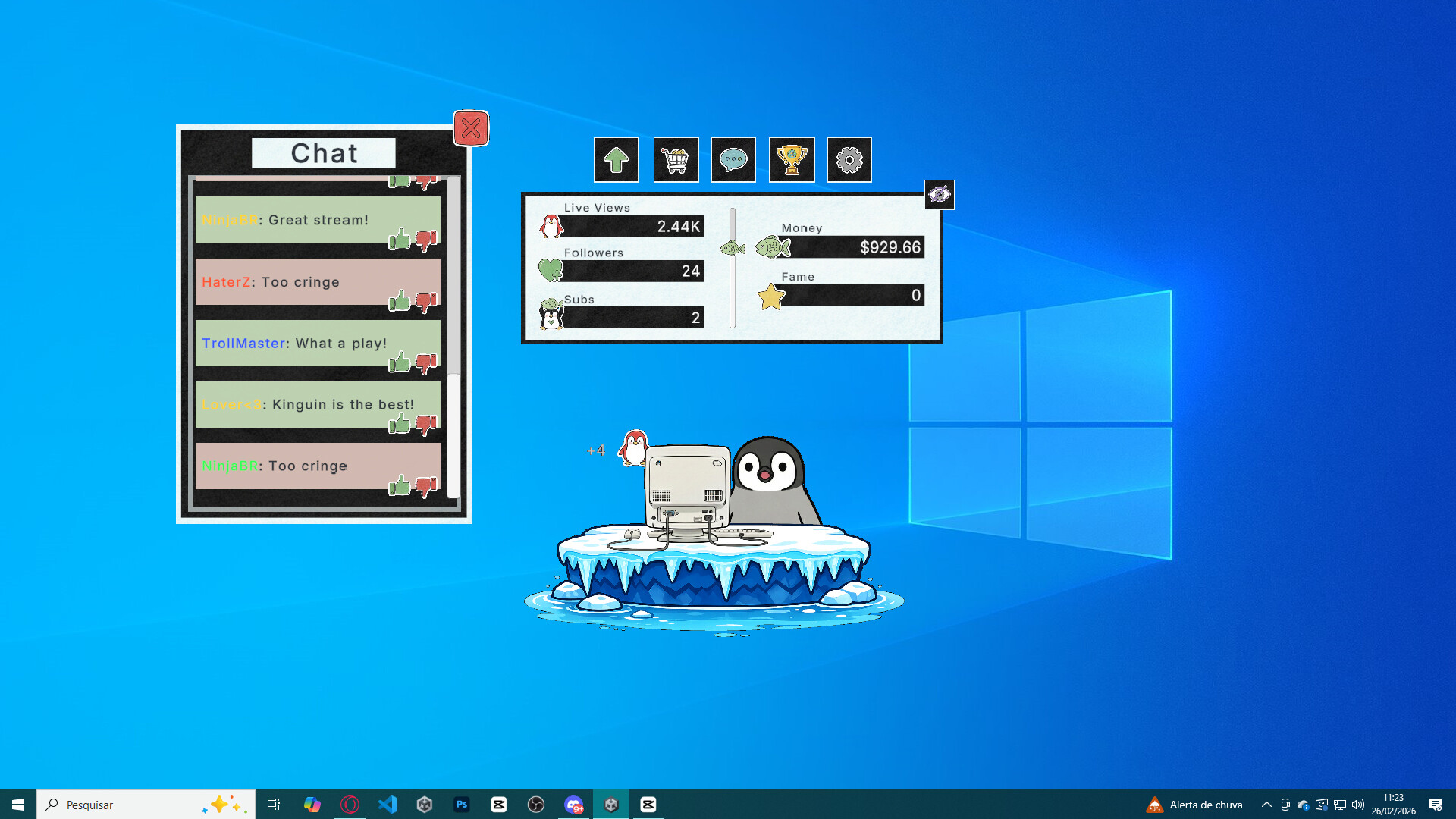 Kinguin: Become a Streaming Legend screenshot 4