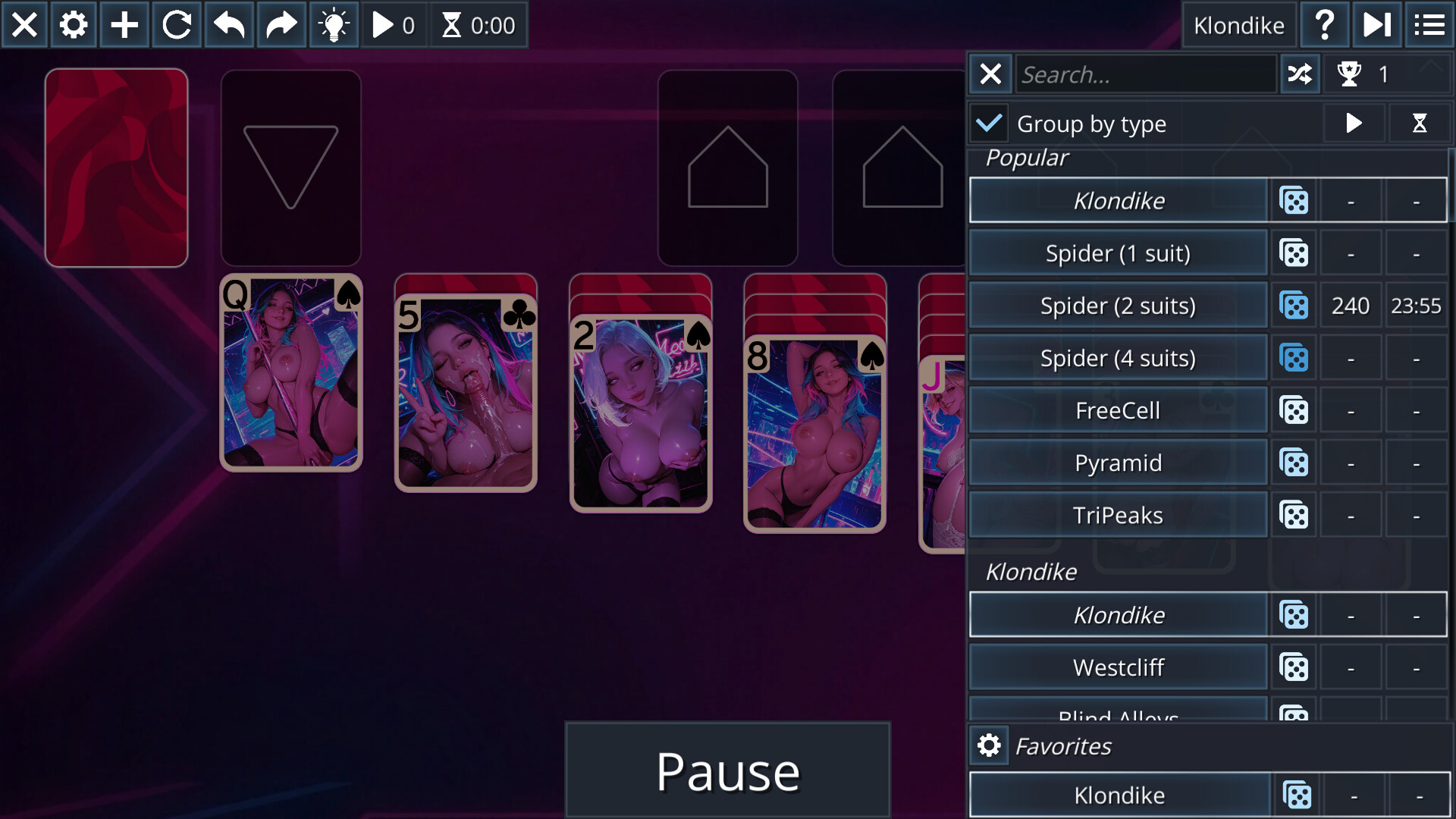 Lust Solitaire: Horny Cards screenshot 10