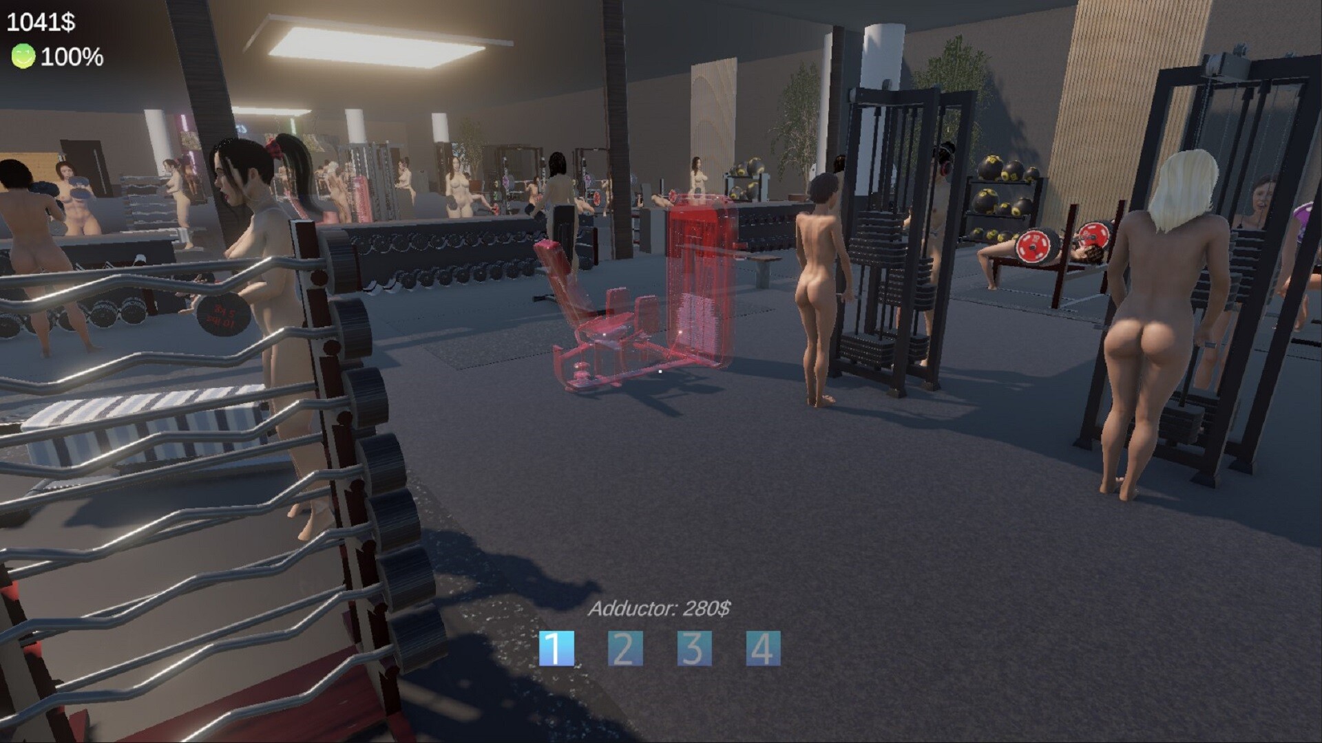 Hot Girls Gym - Nudist Gym Manager screenshot 6