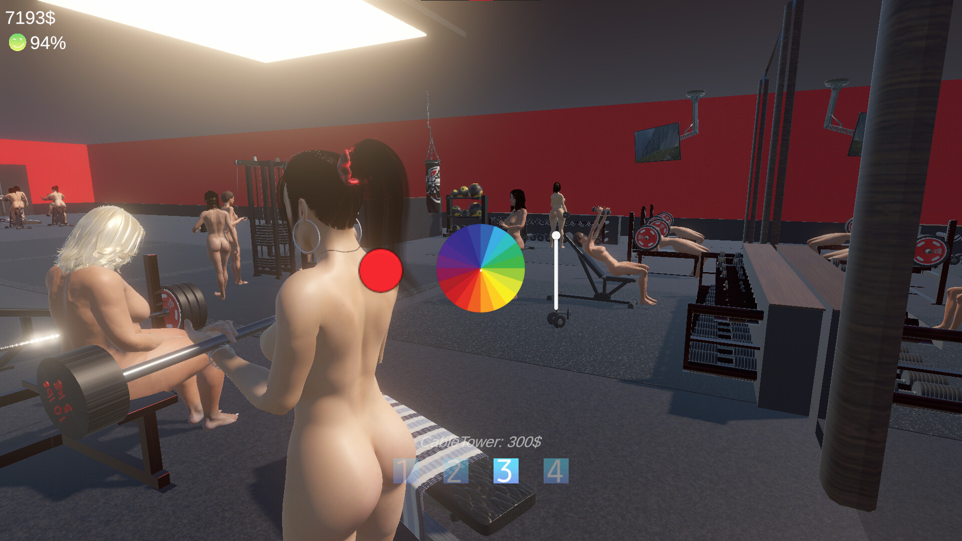 Hot Girls Gym - Nudist Gym Manager screenshot 4