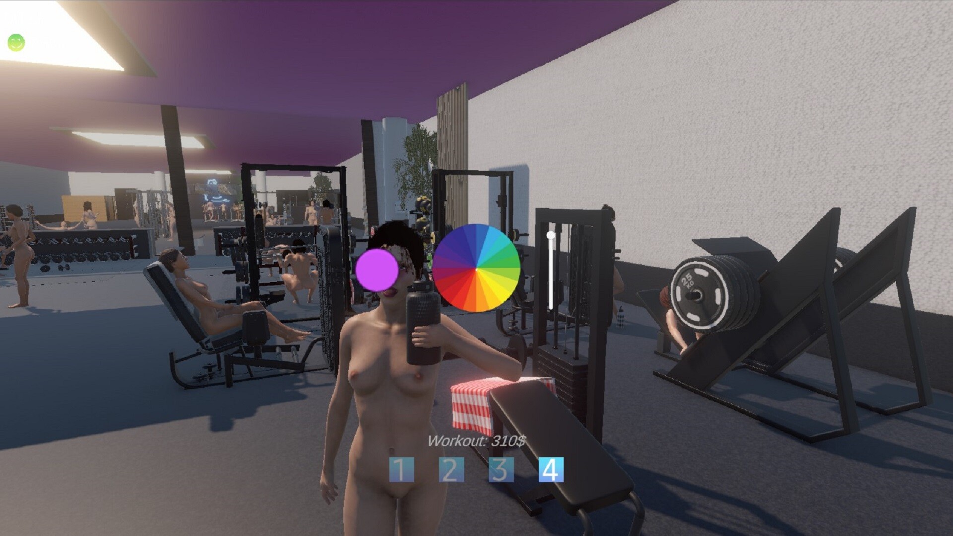 Hot Girls Gym - Nudist Gym Manager screenshot 7