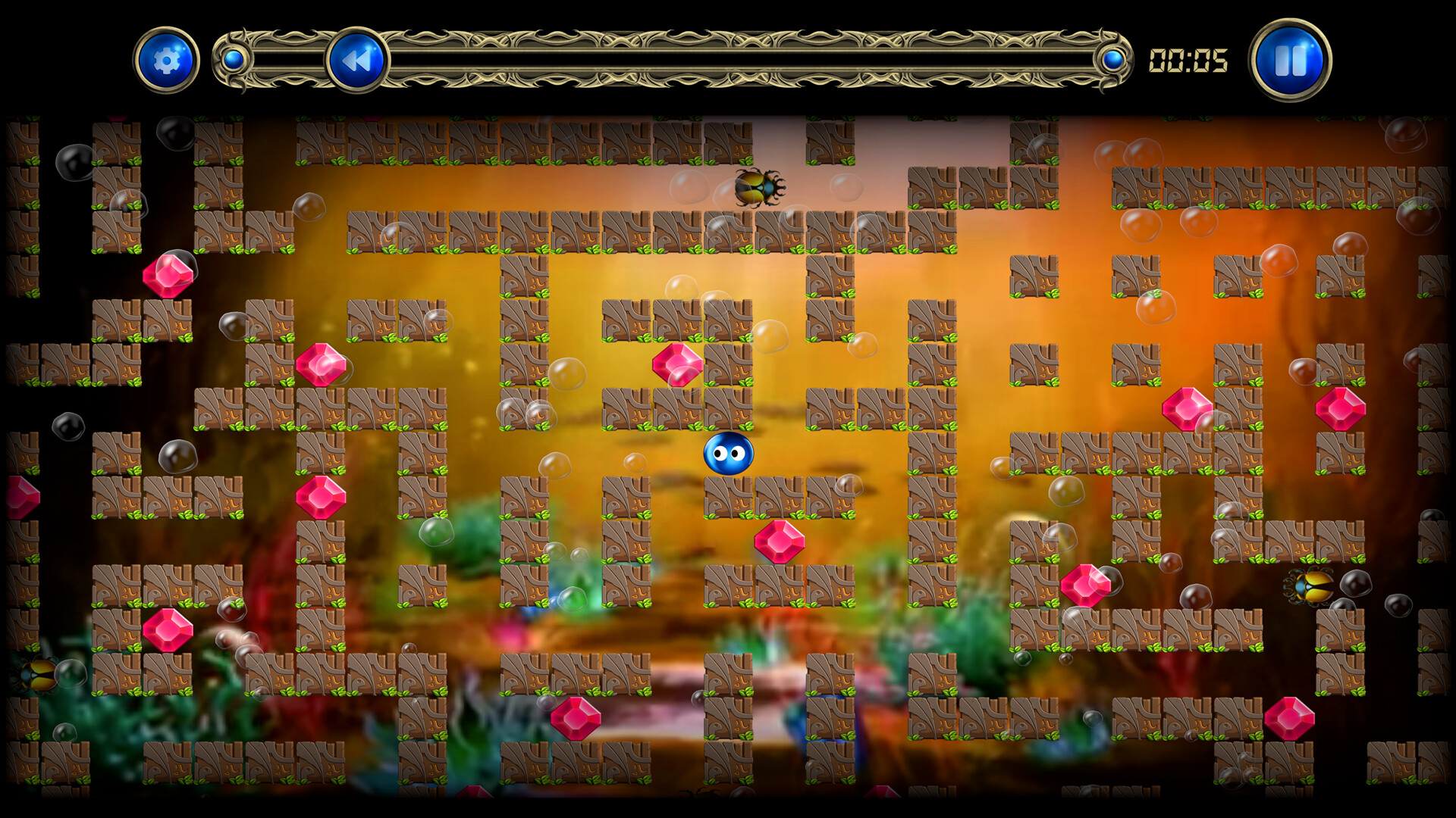 Supaplex in Solaris screenshot 4