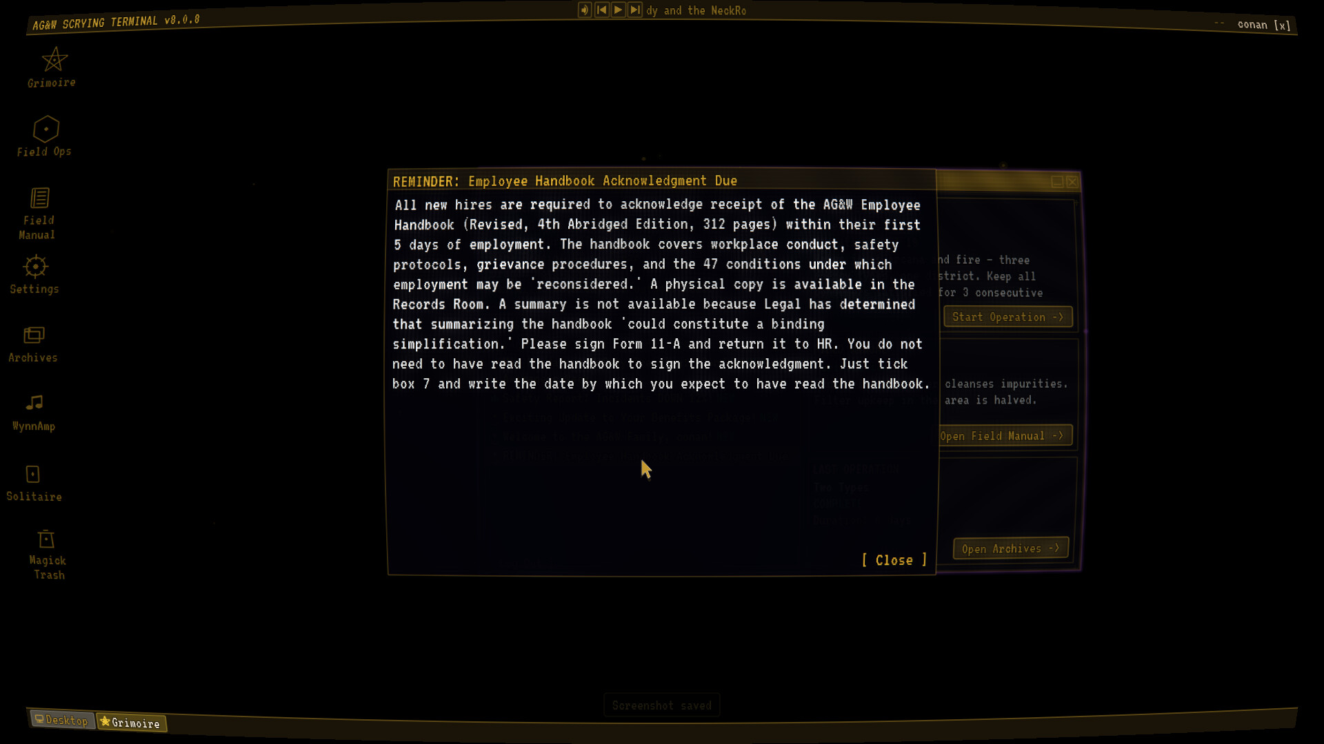 Arcana, Gas & Waterworks Inc. screenshot 6