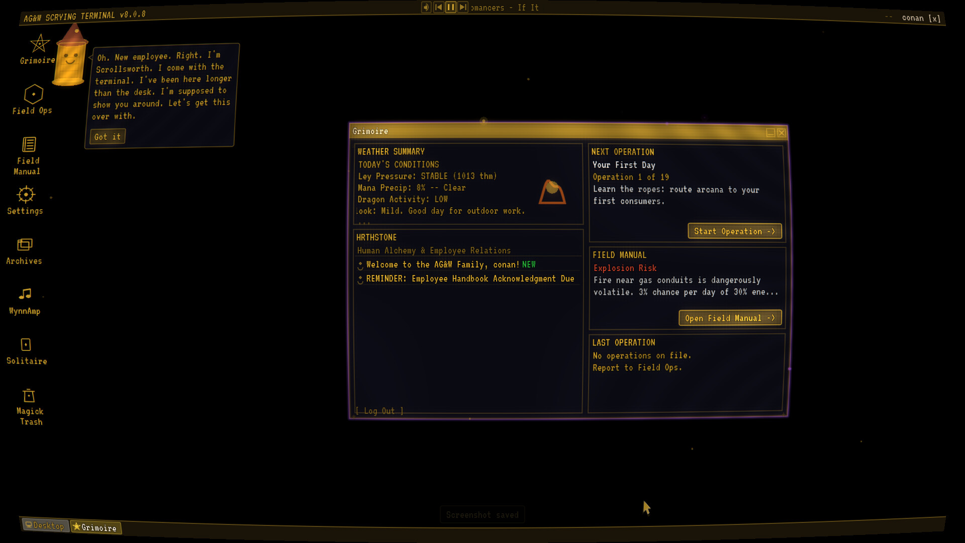 Arcana, Gas & Waterworks Inc. screenshot 7