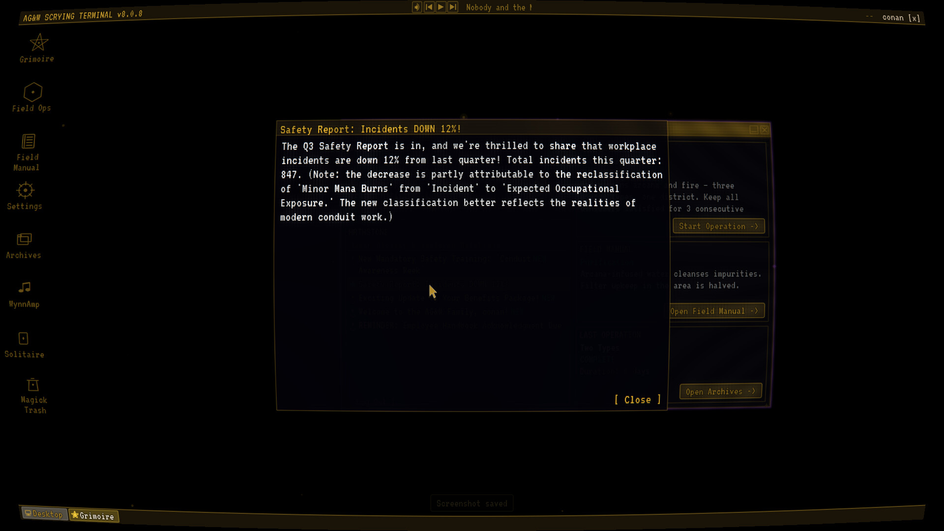 Arcana, Gas & Waterworks Inc. screenshot 4