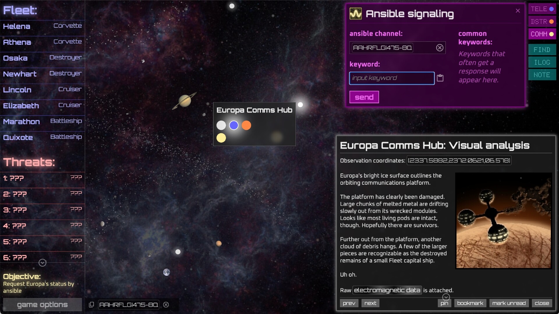 Intelligence screenshot 1