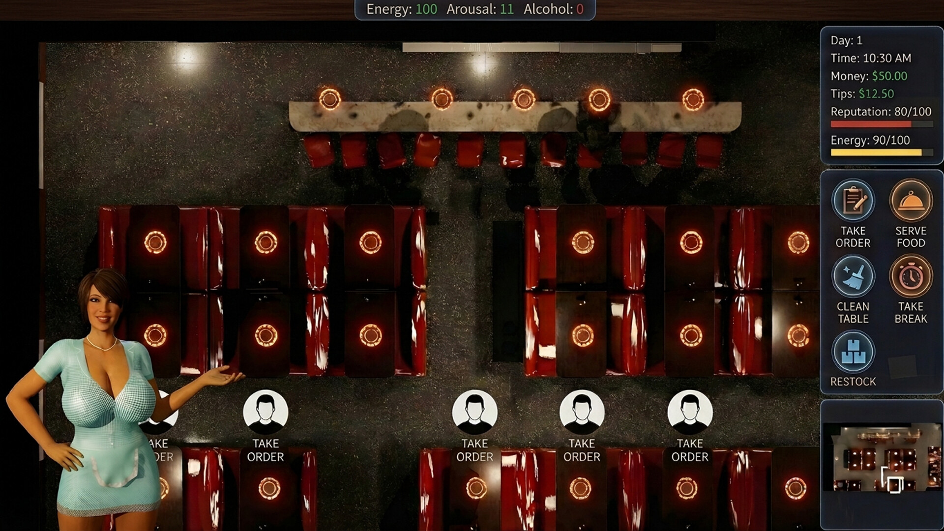 Milf Diner Sim screenshot 1