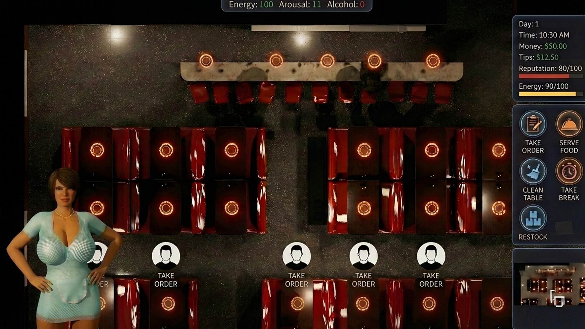 Milf Diner Sim screenshot 4
