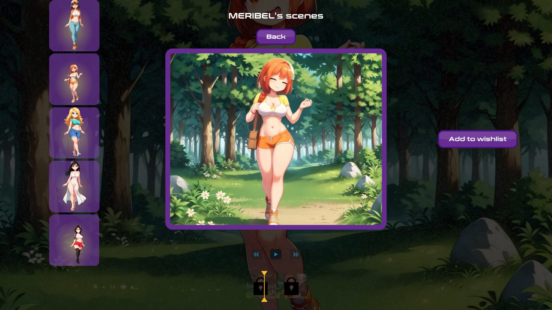 Sexy walk through the woods screenshot 2