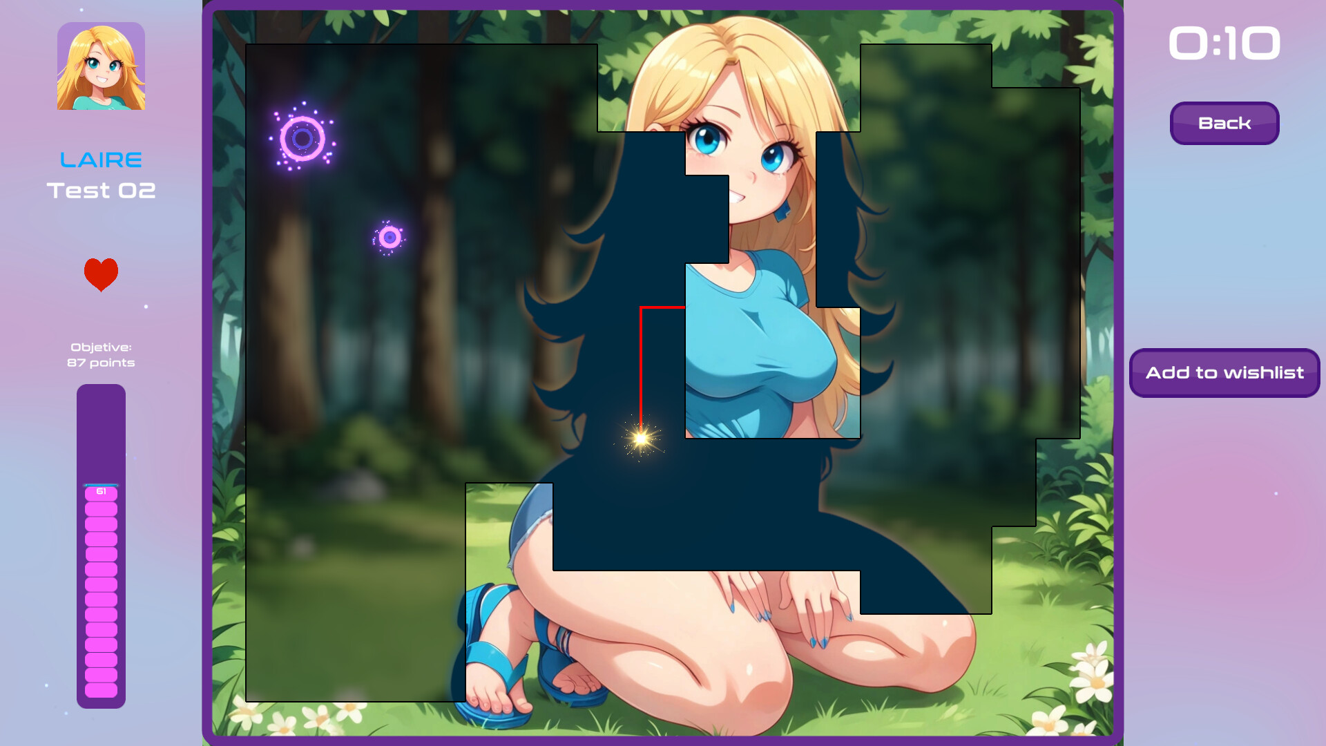 Sexy walk through the woods screenshot 4