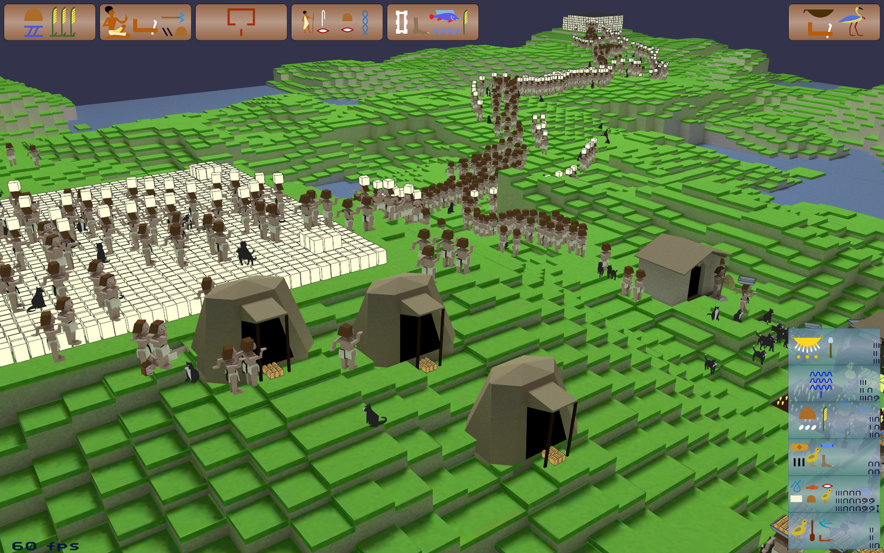 Imhotep, Pyramid Builder screenshot 1
