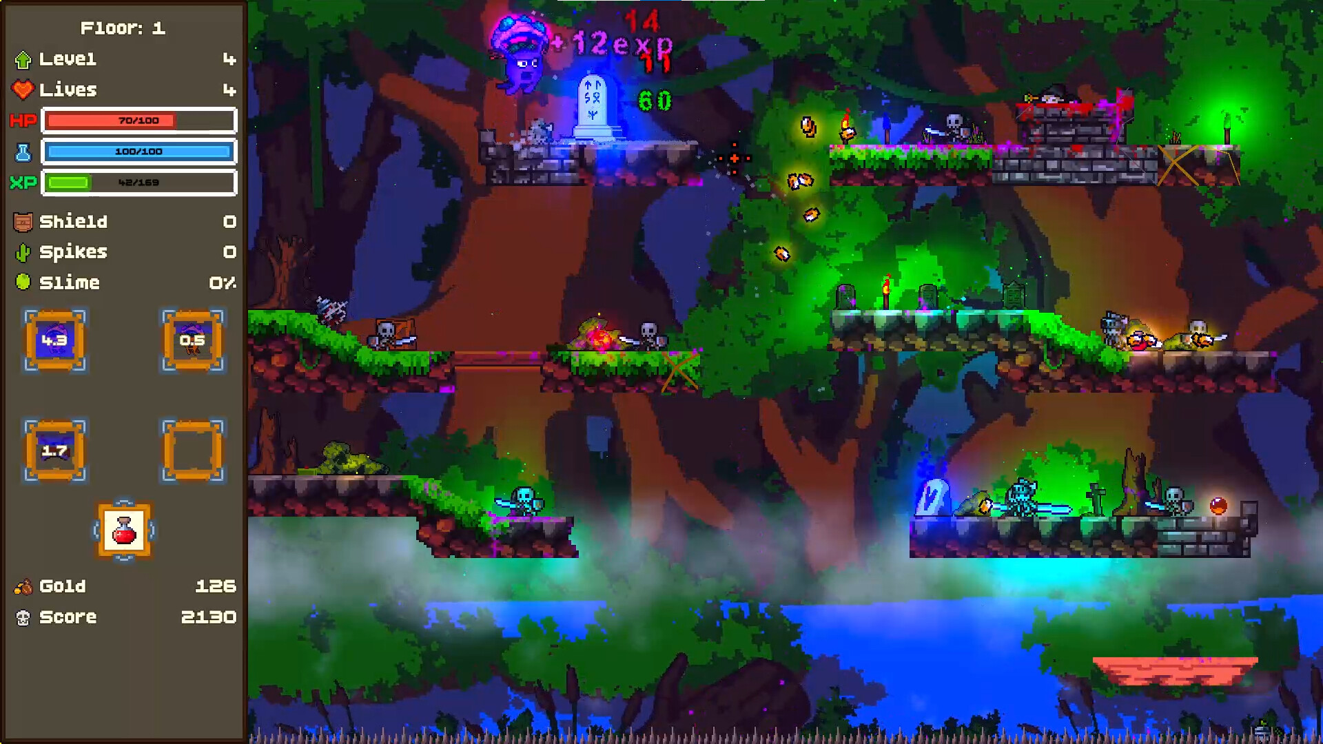 Shroomanoid: breakout action roguelike screenshot 5