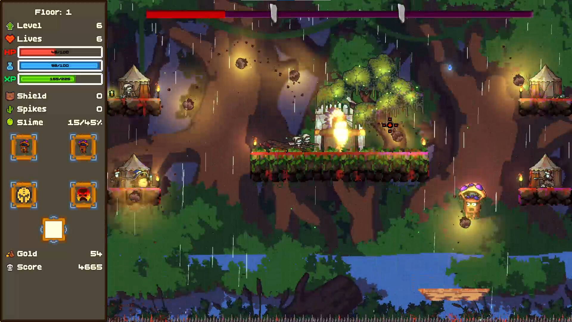 Shroomanoid: breakout action roguelike screenshot 7