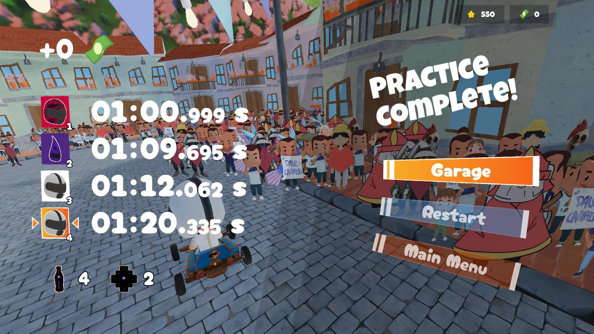 Embale - Wooden Kart Race screenshot 1