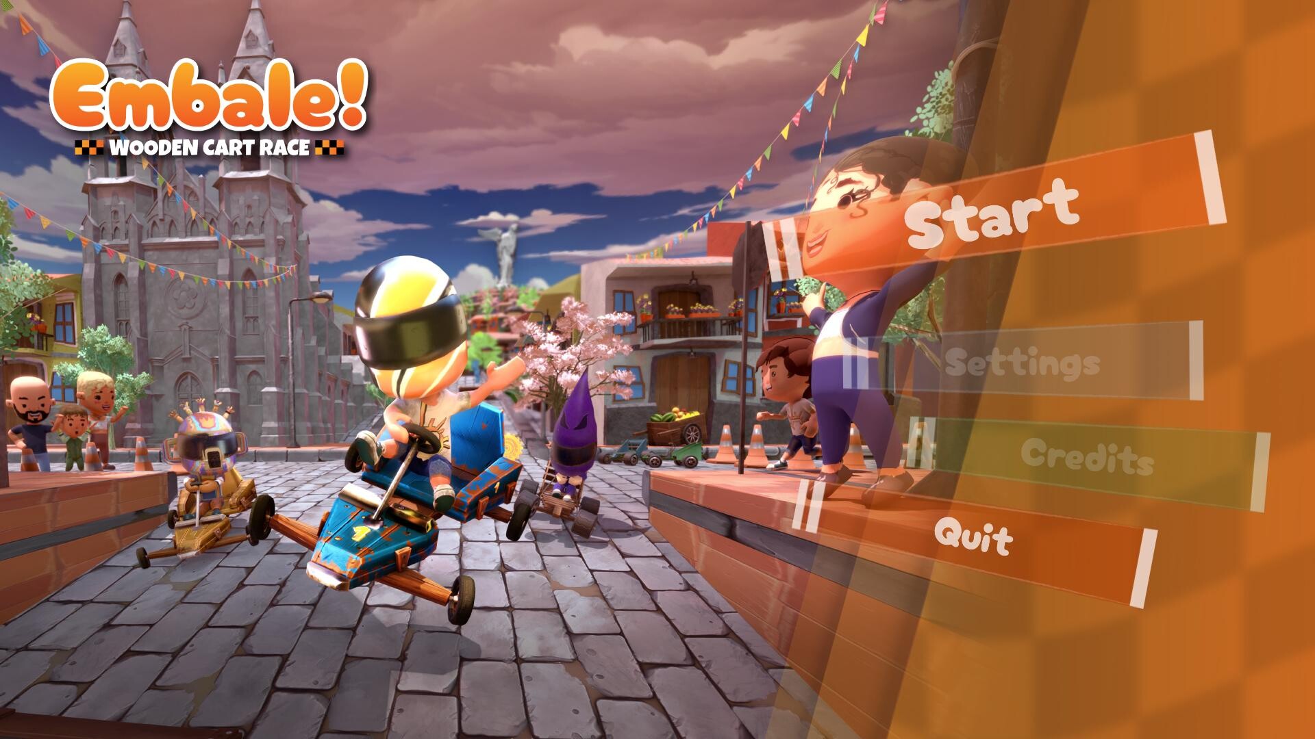 Embale - Wooden Kart Race screenshot 3