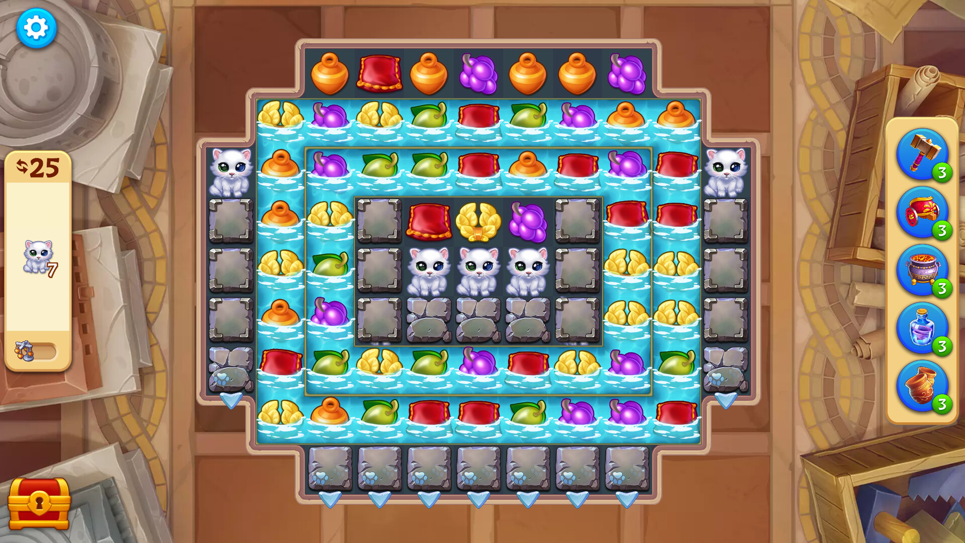 Jewels of Rome: Match-3 Game and City Builder screenshot 2